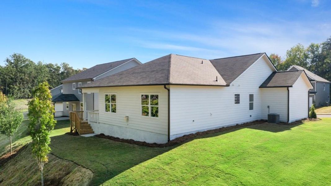 Exterior details and patio area of a home in Falcon Landing, Gainesville (Image 3).