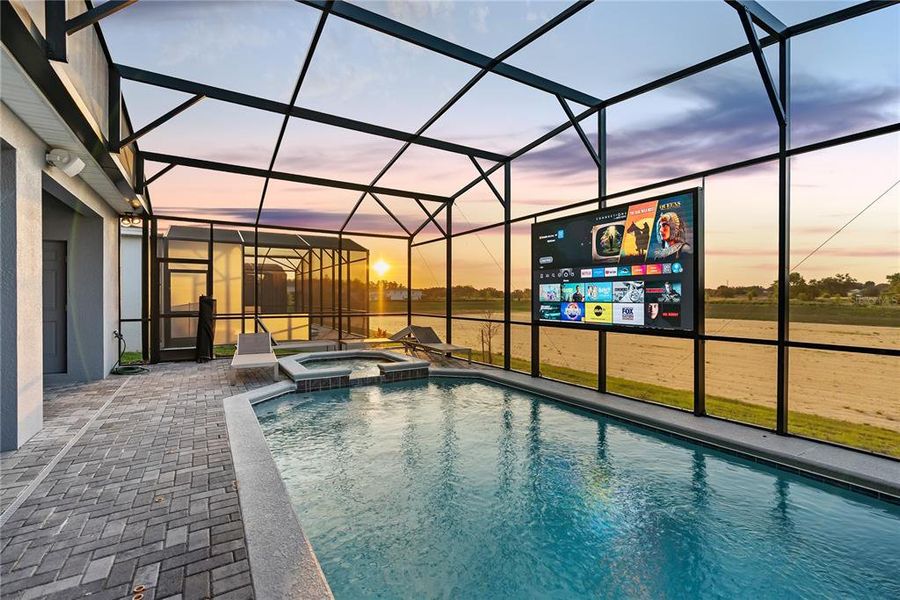 Exterior details and patio area of a home in Windsor Cay Resort, Clermont (Image 3). Exterior details and patio area of a home in Windsor Cay Resort, Clermont (Image 3).