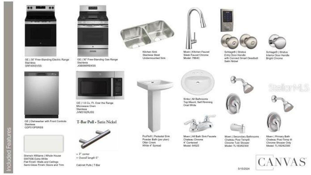 Sample of building materials used in homes in Waterstone, Groveland (Image 31). Sample of building materials used in homes in Waterstone, Groveland (Image 31).