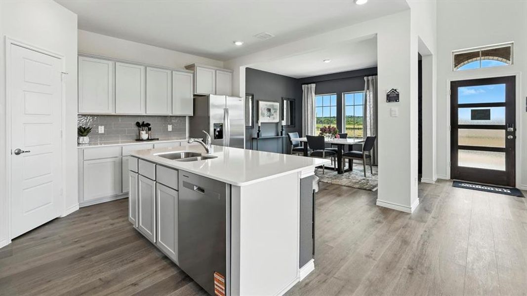Furnished interior view inside a new home in Lilybrooke at Legacy Hills, Celina (Image 5).