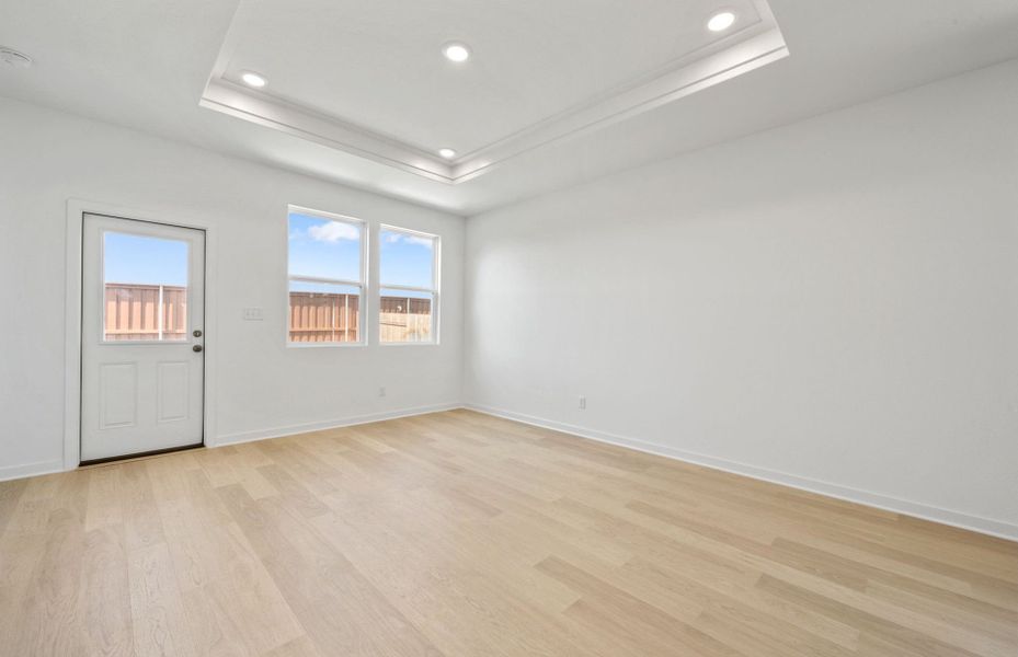 Spacious, unfurnished interior of a new home in Larson Crossing, Elgin (Image 16). Spacious, unfurnished interior of a new home in Larson Crossing, Elgin (Image 16).