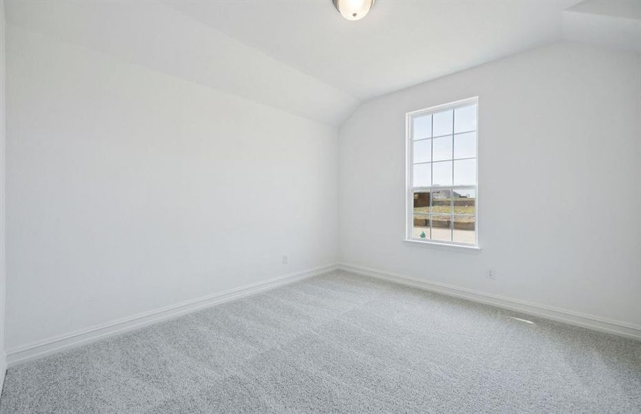 Secondary bedroom *model representation