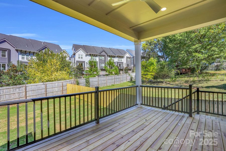 Exterior details and patio area of a home in , Charlotte (Image 2). Exterior details and patio area of a home in , Charlotte (Image 2).