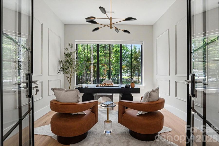 Furnished interior view inside a new home in , Mint Hill (Image 18). Furnished interior view inside a new home in , Mint Hill (Image 18).
