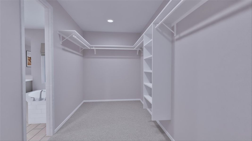 Spacious, unfurnished interior of a new home in Bridgeland, Cypress (Image 19).