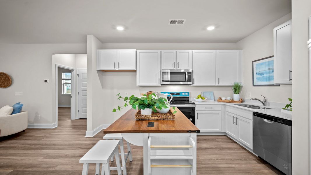 Furnished interior view inside a new home in The Groves at Bees Creek, Ridgeland (Image 4).