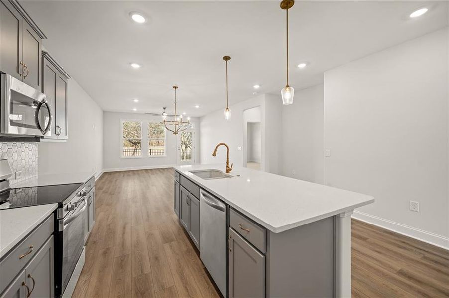 Furnished interior view inside a new home in Harmony Walk, Cartersville (Image 10).