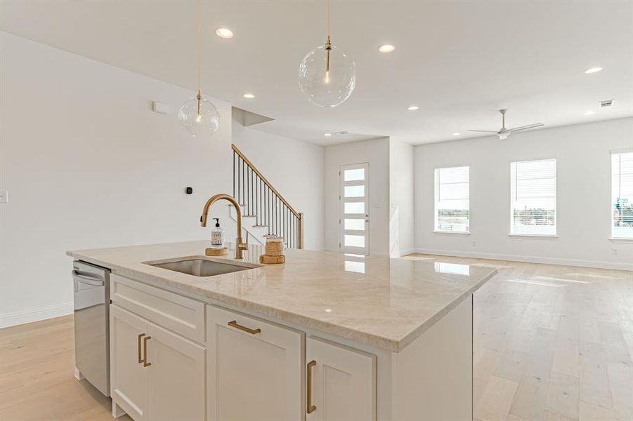 Furnished interior view inside a new home in , Aledo (Image 10).