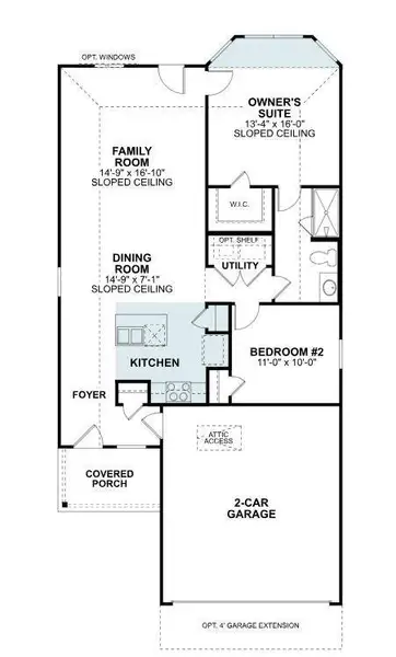 2D floor plan layout of this home in Magnolia Ridge, Magnolia, TX (Image 4). 2D floor plan layout of this home in Magnolia Ridge, Magnolia, TX (Image 4).