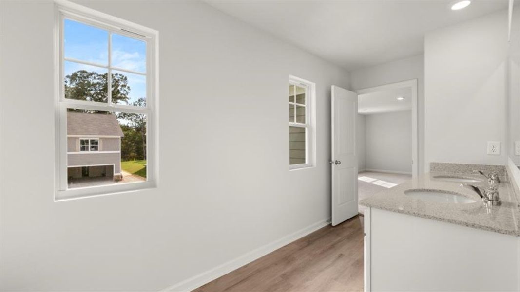 Furnished interior view inside a new home in , Union City (Image 8).