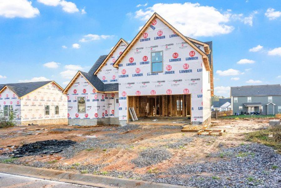 In-progress construction of a new home in Cherry Fields, Clarksville, TN (Image 6). In-progress construction of a new home in Cherry Fields, Clarksville, TN (Image 6).