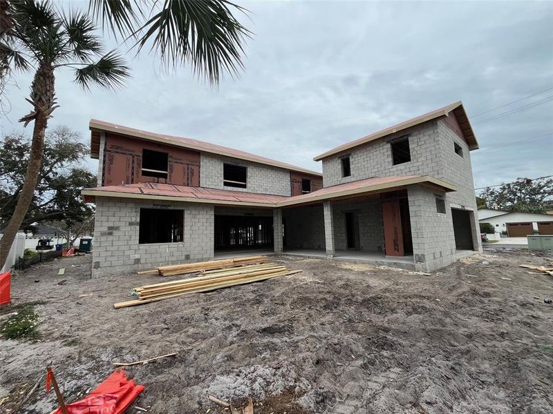 In-progress construction of a new home in , Tampa, FL (Image 7). In-progress construction of a new home in , Tampa, FL (Image 7).