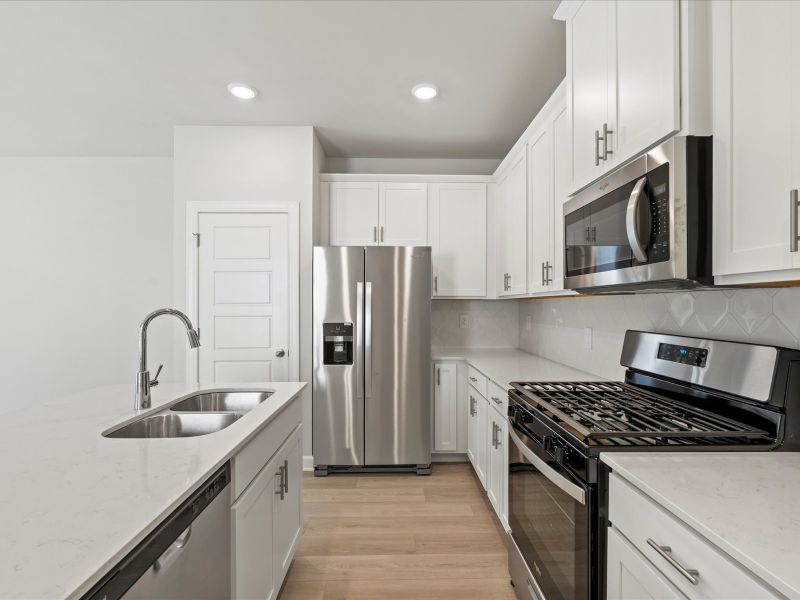 Furnished interior view inside a new home in Avalon Townes, Lyman (Image 4).