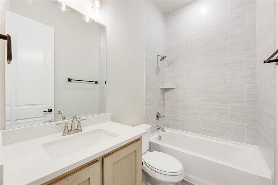 Furnished interior view inside a new home in Sunrise at Garden Valley, Waxahachie (Image 19).