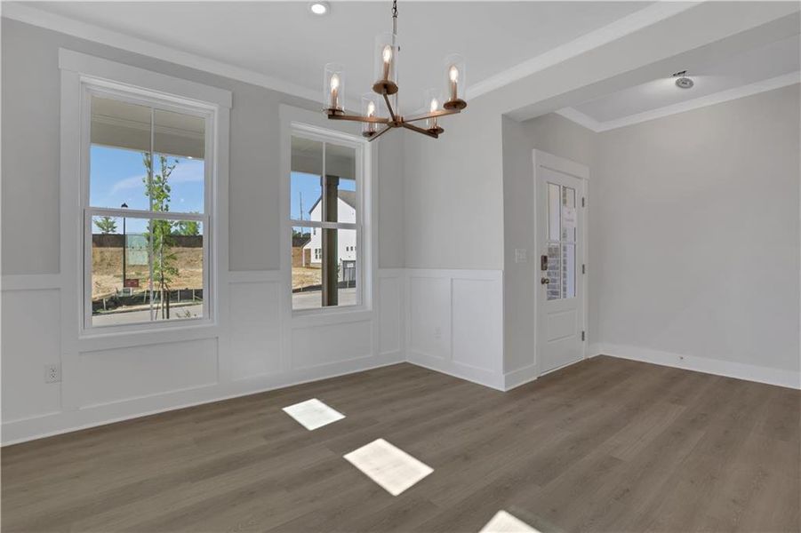 Spacious, unfurnished interior of a new home in The Paddocks at Doc Hughes, Buford (Image 17).