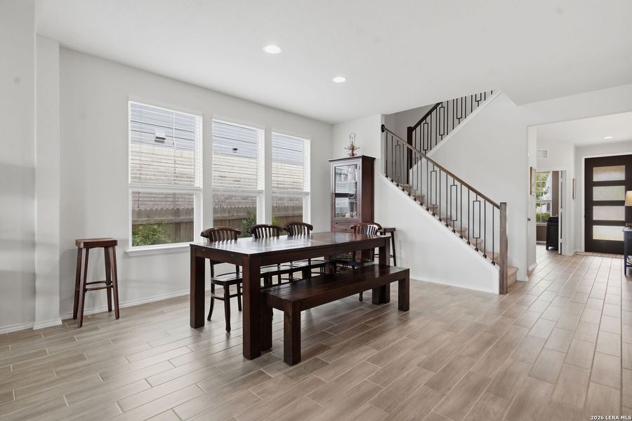 Furnished interior view inside a new home in Bison Ridge, San Antonio (Image 36).