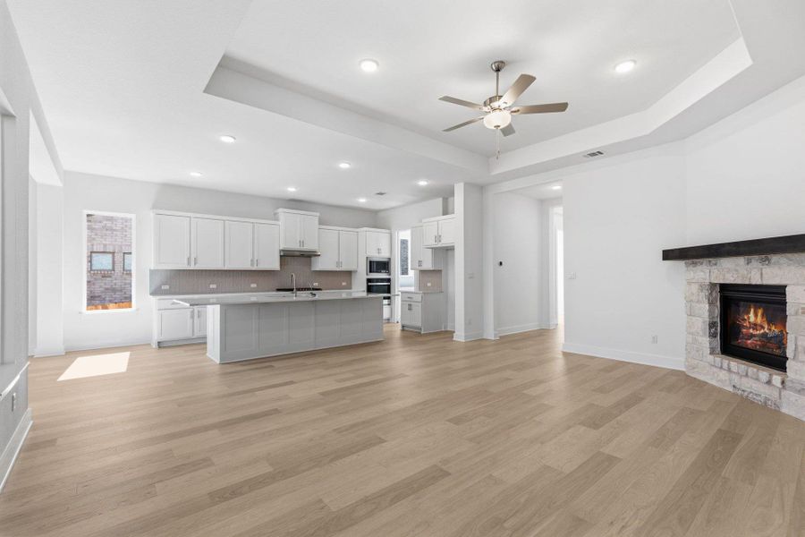 From Family Room to Open Concept Kitchen