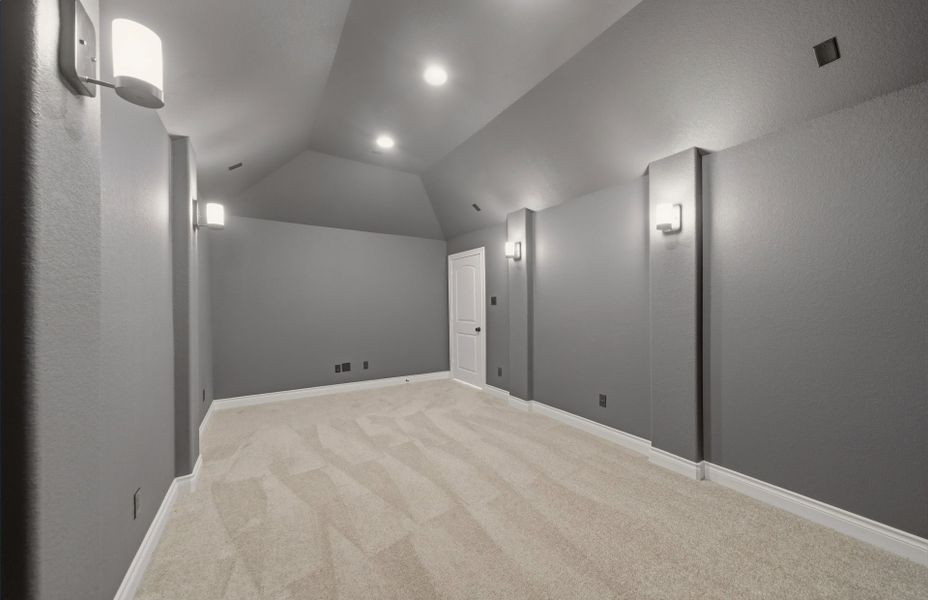 Spacious, unfurnished interior of a new home in Bridgeland 60′, Cypress (Image 46).
