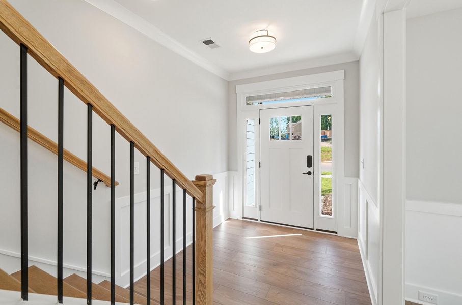 Spacious, unfurnished interior of a new home in Enclave at Riverdale, Huntersville (Image 13). Spacious, unfurnished interior of a new home in Enclave at Riverdale, Huntersville (Image 13).