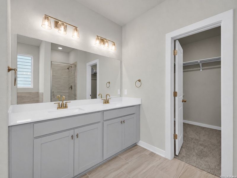 Furnished interior view inside a new home in Morgan Meadows, San Antonio (Image 10).