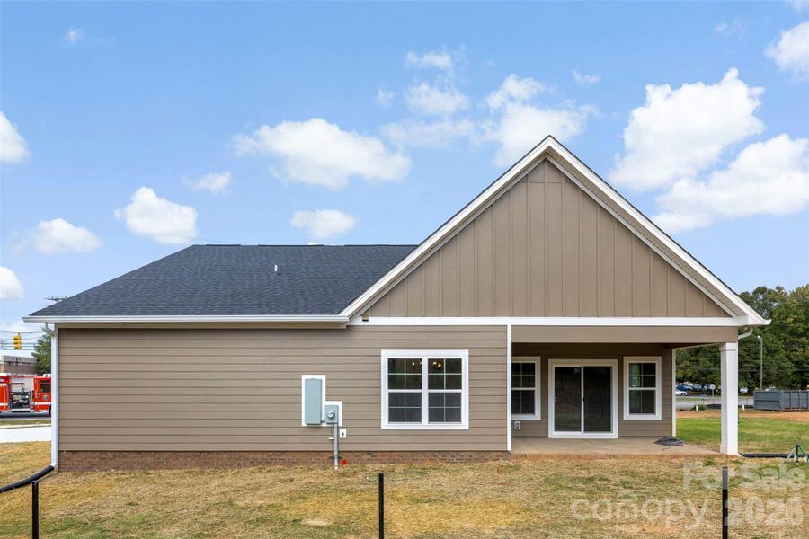 Exterior details and patio area of a home in , Kings Mountain (Image 4). Exterior details and patio area of a home in , Kings Mountain (Image 4).