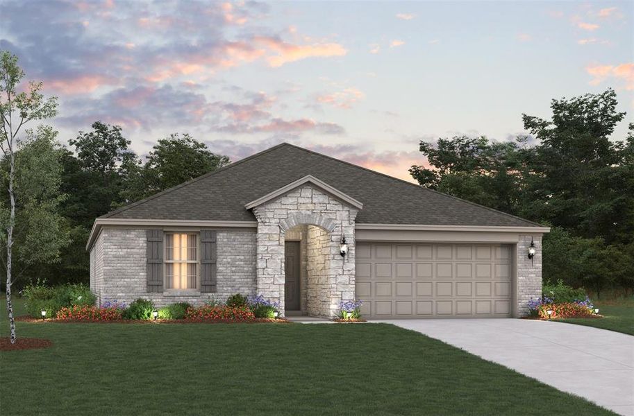 Beazer Homes Wildcat Ranch Sierra plan