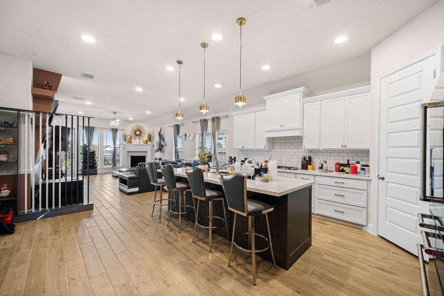 Furnished interior view inside a new home in Marvida, Cypress (Image 6).