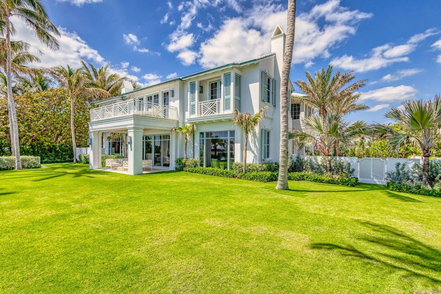 Front exterior of a new home in , Palm Beach, FL, highlighting curb appeal (Image 27). Front exterior of a new home in , Palm Beach, FL, highlighting curb appeal (Image 27).