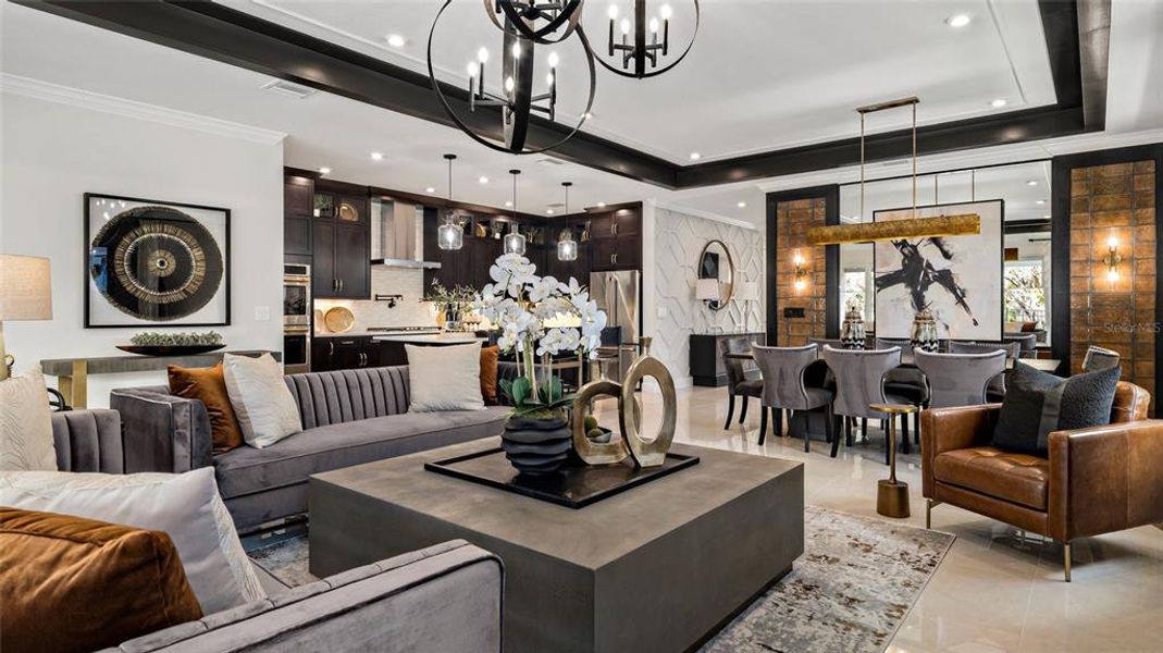 Furnished interior view inside a new home in Cresswind at Hammock Oaks, Lady Lake (Image 16).
