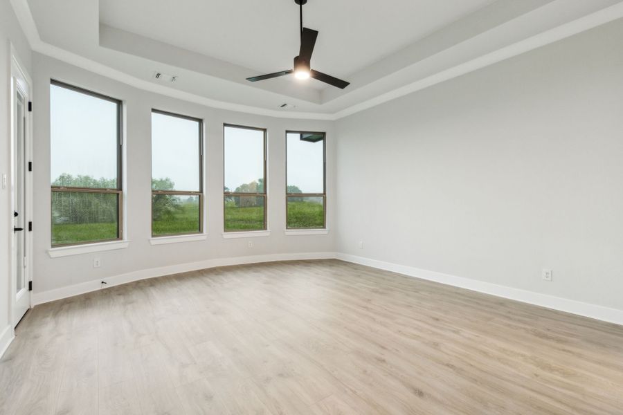 Representative unfurnished interior of a home built from the Valencia by Chesmar Homes in Lakeview Heights, Azle (Image 7). Representative unfurnished interior of a home built from the Valencia by Chesmar Homes in Lakeview Heights, Azle (Image 7).