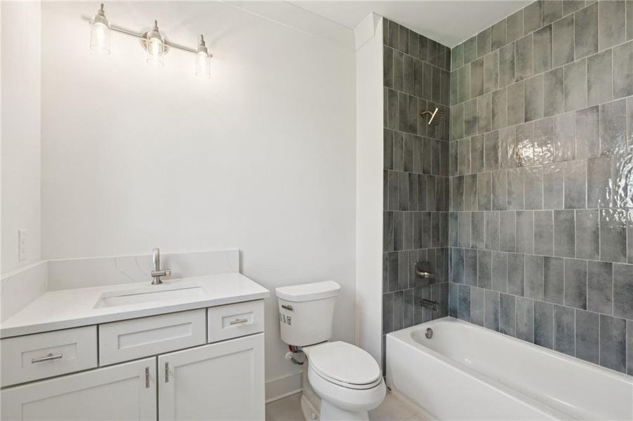 Furnished interior view inside a new home in , Cumming (Image 5).