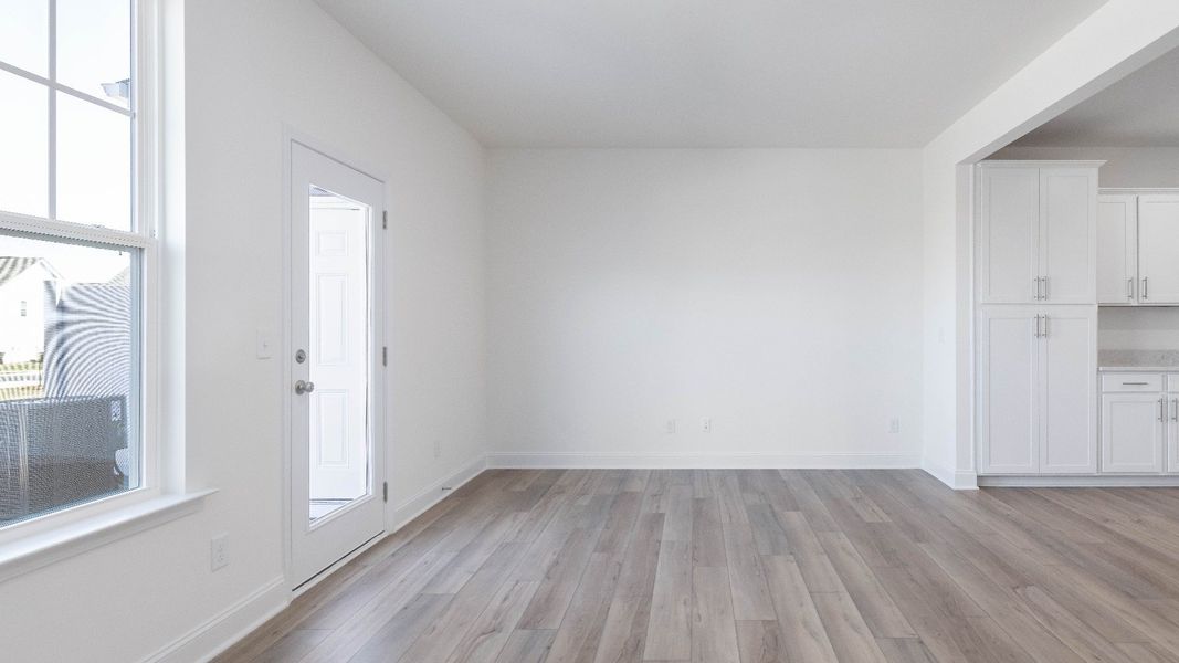 Furnished interior view inside a new home in Sidney Creek Townhomes, Zebulon (Image 12).