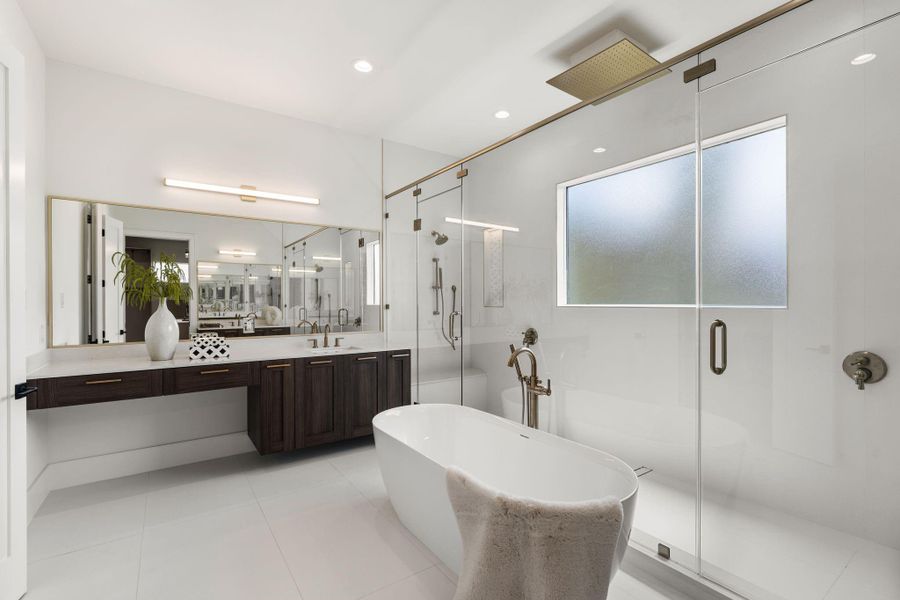 Furnished interior view inside a new home in , Houston (Image 21).