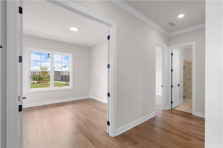 Spacious, unfurnished interior of a new home in Promenade at Sawnee Village, Cumming (Image 22).
