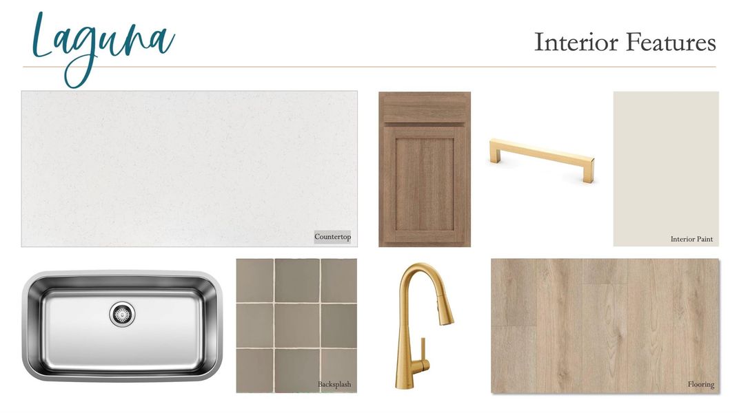 Sample of building materials used in homes in The Cottages at La Cima, San Marcos (Image 11).