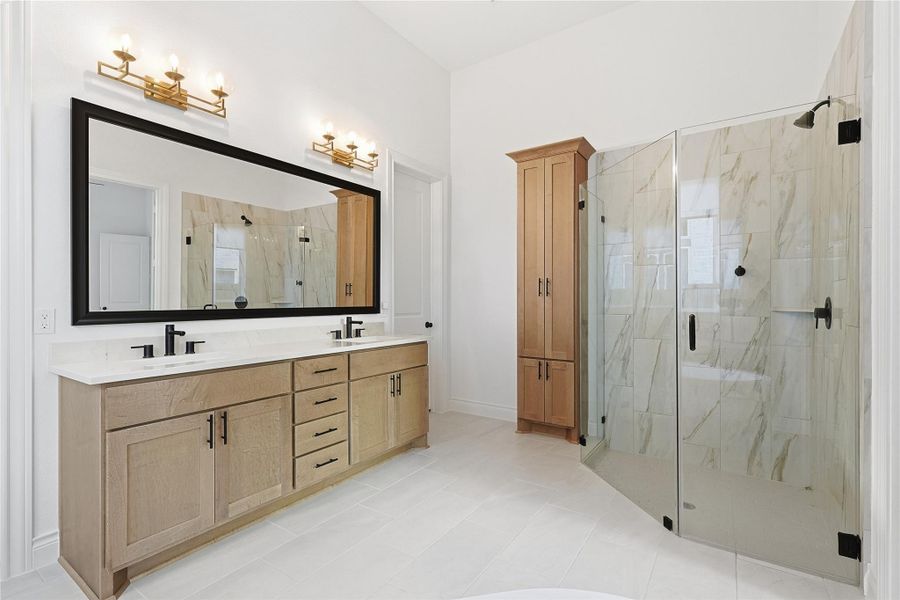 Furnished interior view inside a new home in , Porter (Image 25).