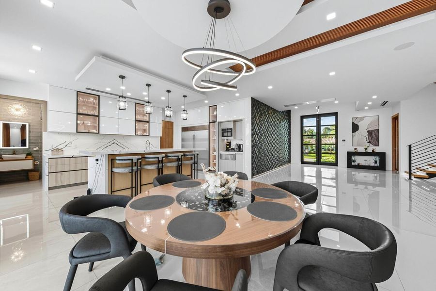 Furnished interior view inside a new home in , Lighthouse Point (Image 17).