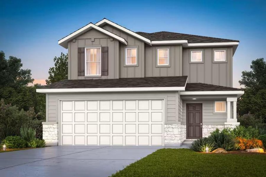 Pulte Homes, Monroe elevation HC201, rendering Pulte Homes, Monroe elevation HC201, rendering