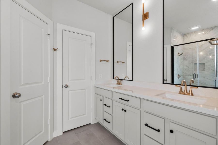 Furnished interior view inside a new home in Bridgeland 45', 50', 70', Cypress (Image 12).