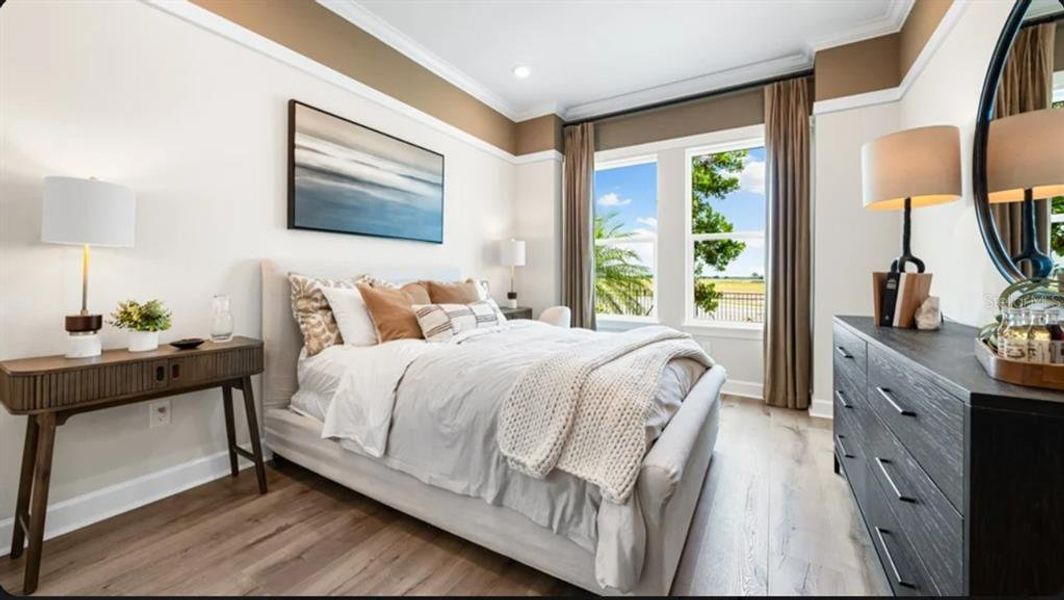 Furnished interior view inside a new home in Esplanade at Wellen Park, Englewood (Image 9).