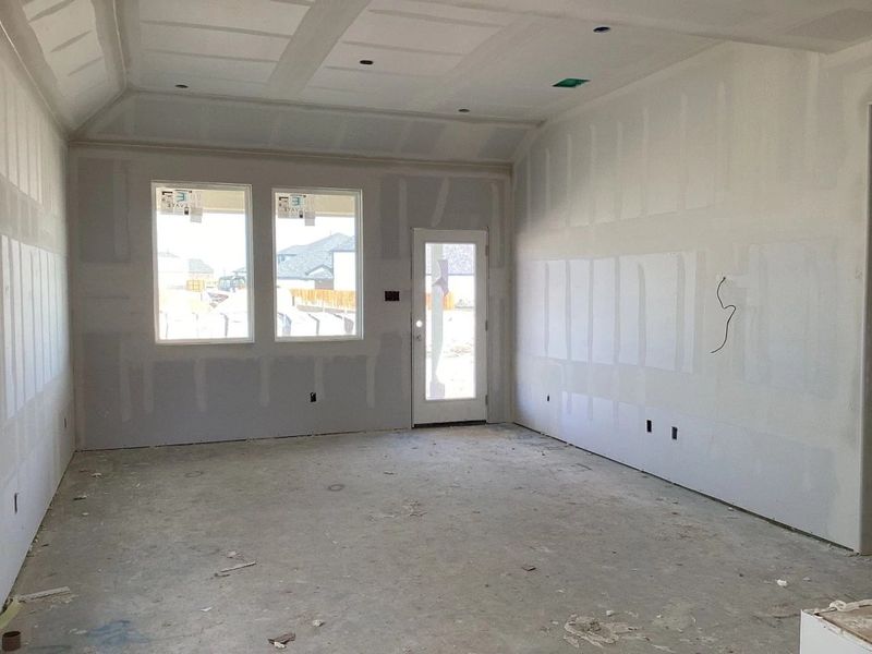 In-progress construction of a new home in Lariat, Liberty Hill, TX (Image 6).