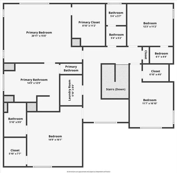 2D floor plan layout of this home in , Acworth, GA (Image 5).