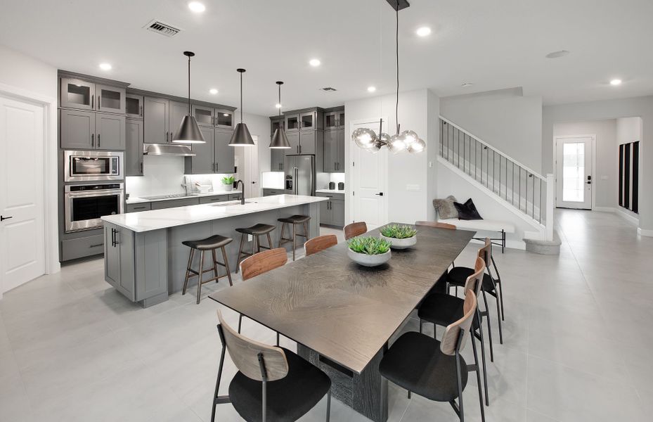 Representative furnished interior of a home built from the Oakhurst by DiVosta in Amara, Lake Worth (Image 14). Representative furnished interior of a home built from the Oakhurst by DiVosta in Amara, Lake Worth (Image 14).