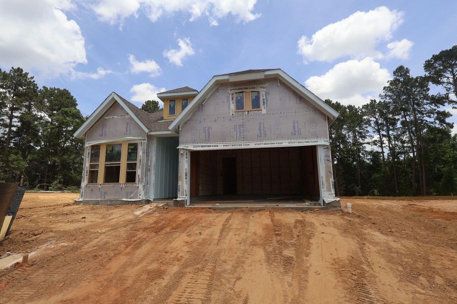 In-progress construction of a new home in The Woodlands Hills - Reserve Collection, Willis, TX (Image 4).