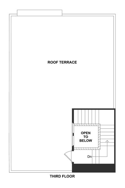 2D floor plan layout for the Laconia III by K. Hovnanian® Homes in Prestige on 64th, Phoenix, AZ (Image 5).