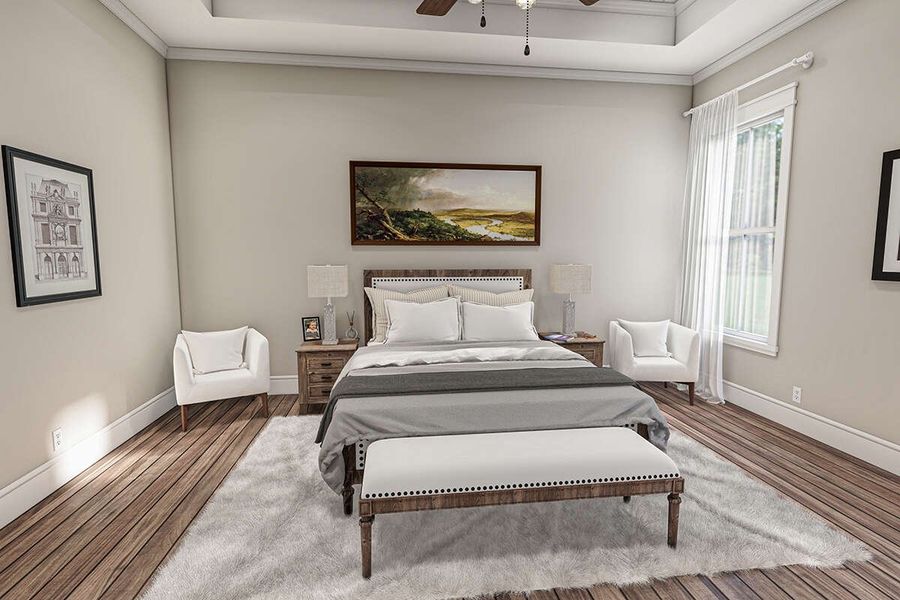 Representative furnished interior of a home built from the Clover by Zeal Home Builders in Parallel Pastures, Poolville (Image 10). Representative furnished interior of a home built from the Clover by Zeal Home Builders in Parallel Pastures, Poolville (Image 10).