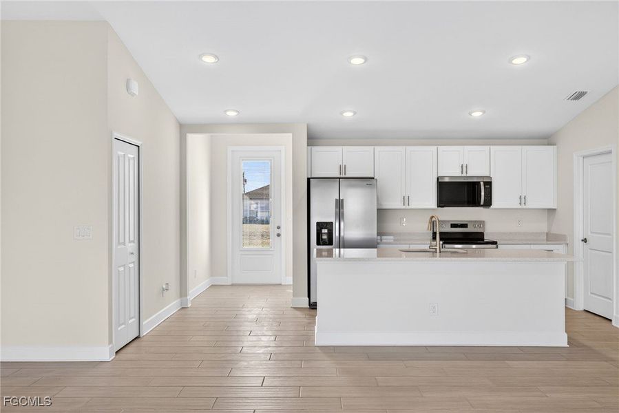 Furnished interior view inside a new home in Cape Coral, Cape Coral (Image 10). Furnished interior view inside a new home in Cape Coral, Cape Coral (Image 10).