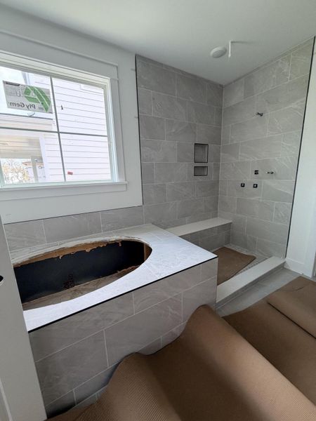 In-progress construction of a new home in Liberty Hill Farm, Mount Pleasant, SC (Image 15).