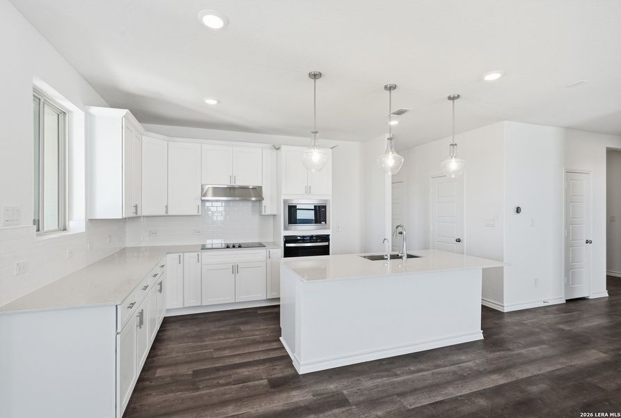 Furnished interior view inside a new home in Nopal Valley, San Antonio (Image 5).
