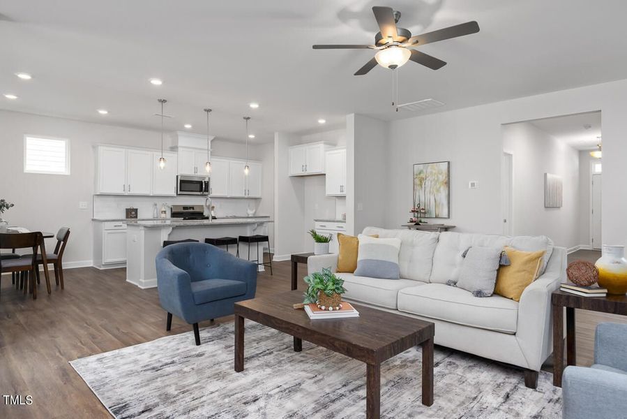 Furnished interior view inside a new home in Gregory Village, Lillington (Image 71).